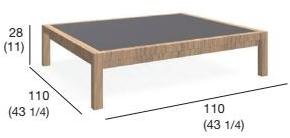 RODA Садовый столик Square Stone Network sun-id-1425078 - Вид №1