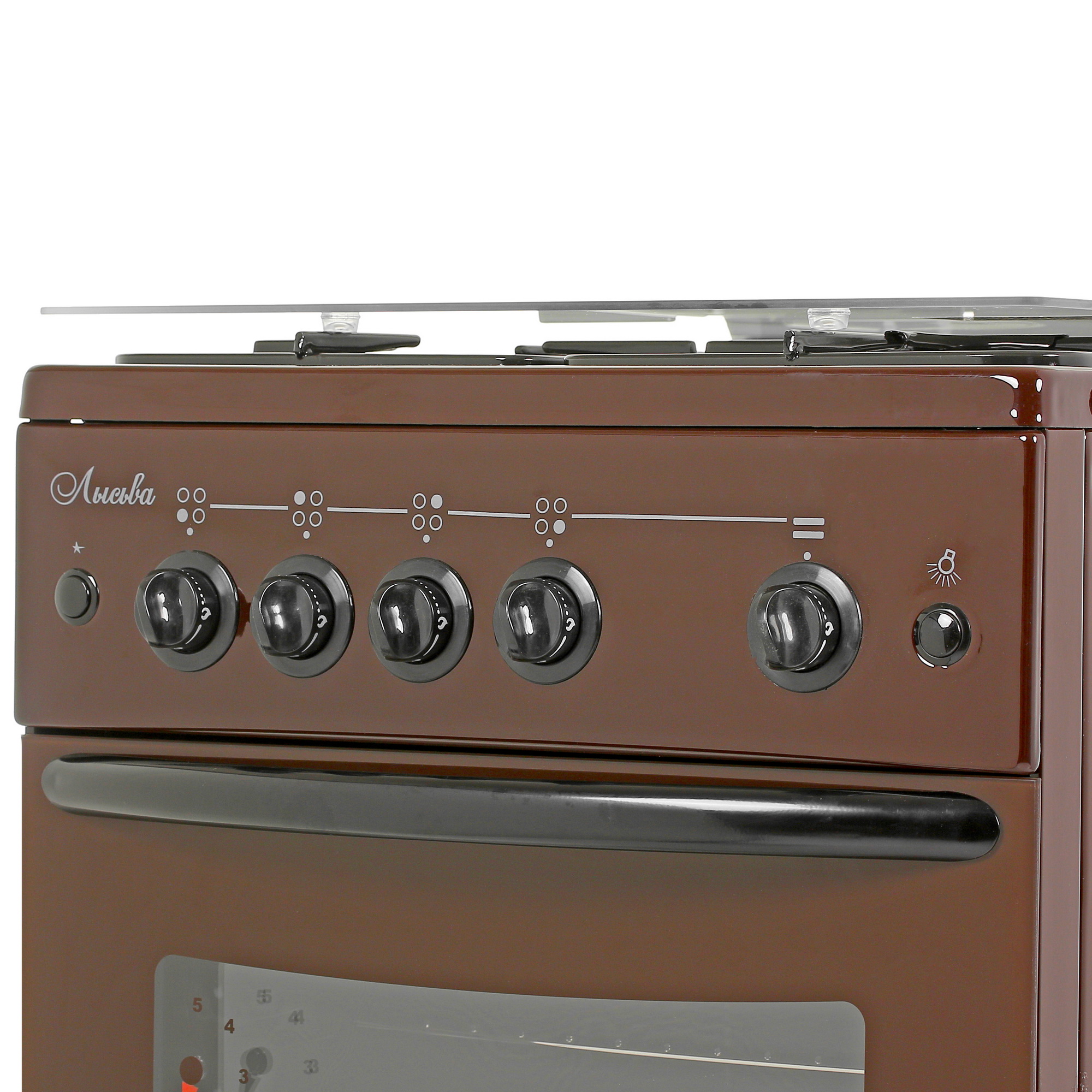 1155449 Газовая плита Лысьва ГП 400 МС -2у коричневый STDN-0030916 - Вид №3