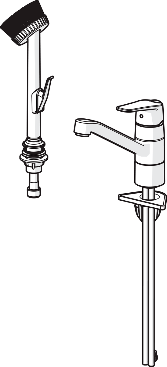Oras 1828G Смеситель для хозяйственного помещения 1828G Vega Хром  - Вид №2