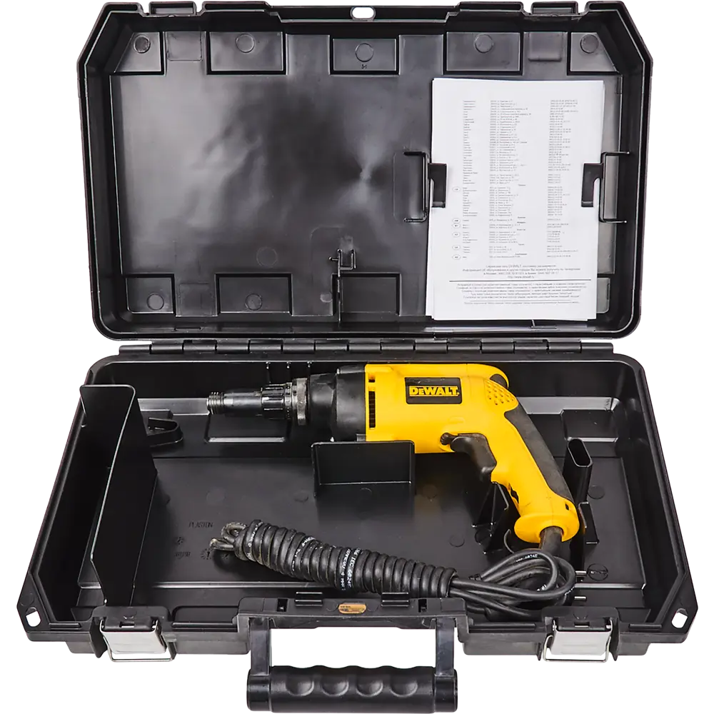Шуруповерт сетевой DeWalt DW269K, 540 Вт 15707573 STLM-2124043  - Вид №4