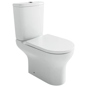 Унитаз-компакт Flo Round безободковый сиденье с микролифтом двойной смыв цвет