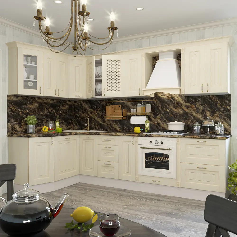 Фальшпанель для навесного шкафа «Нэнси» 70х35 см, цвет бежевый DELINIA STLM-2036893 - Вид №2