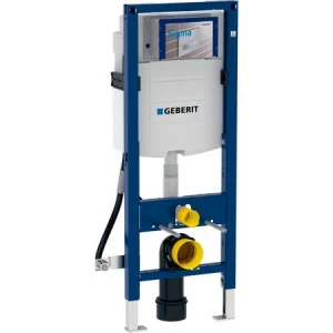 GEBERIT 111.350.00.5 Инсталляция Geberit Duofix для подвесного унитаза, 112 см, со смывным бачком скрытого монтажа Sigma 12 см, для лиц с ограниченными возможностями