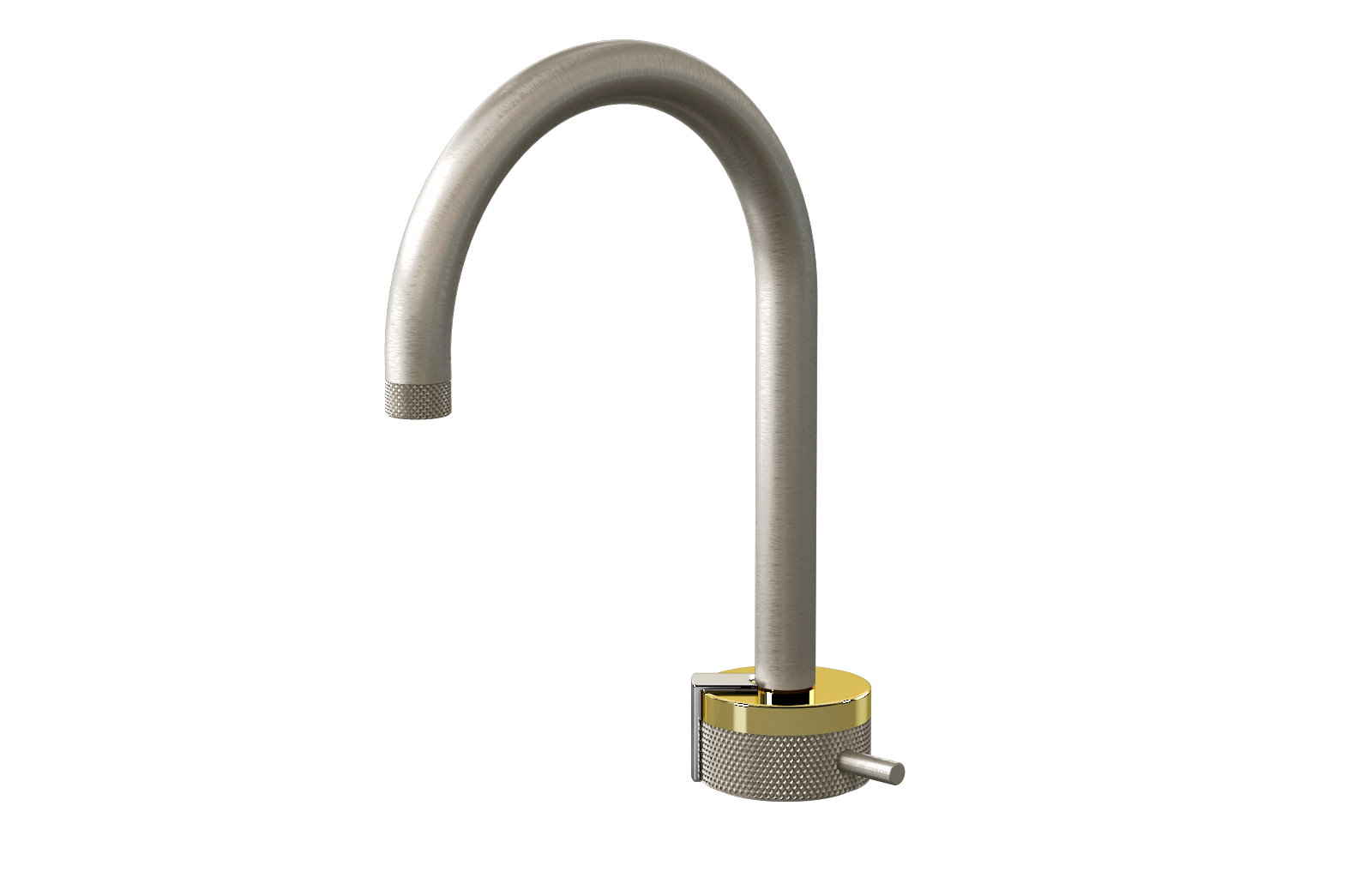 E-11502-R1PB-L2PC-SN Однорычажный прогрессивный смеситель для раковины - излив 16см GRAFF MOD+