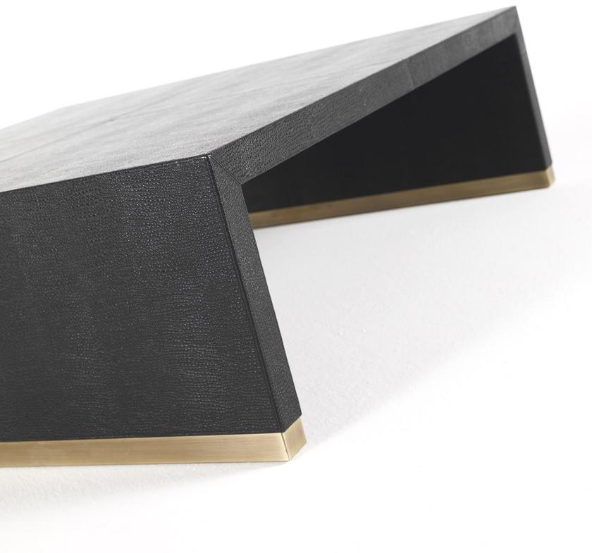 Gianfranco Ferré Home Прямоугольный журнальный столик из кожи Kay sun-id-1420551 - Вид №4