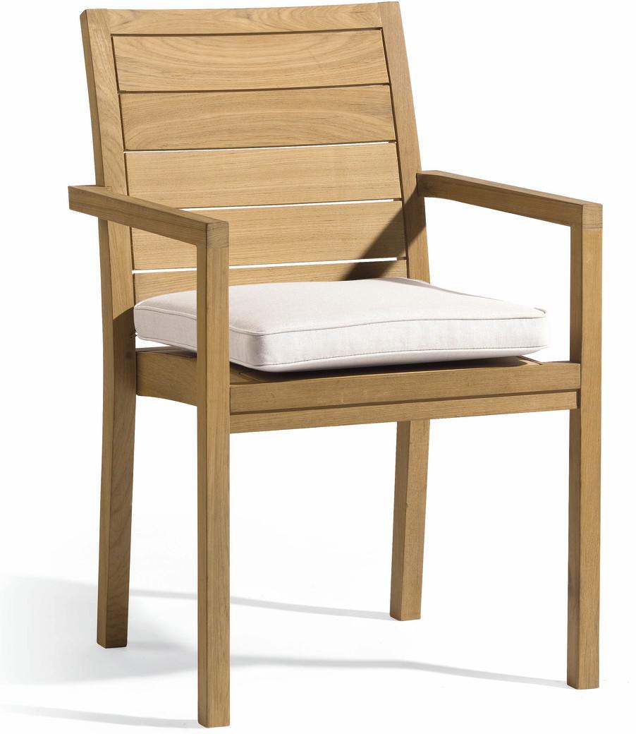 Кресло из teakового дерева Manutti Siena MNST856