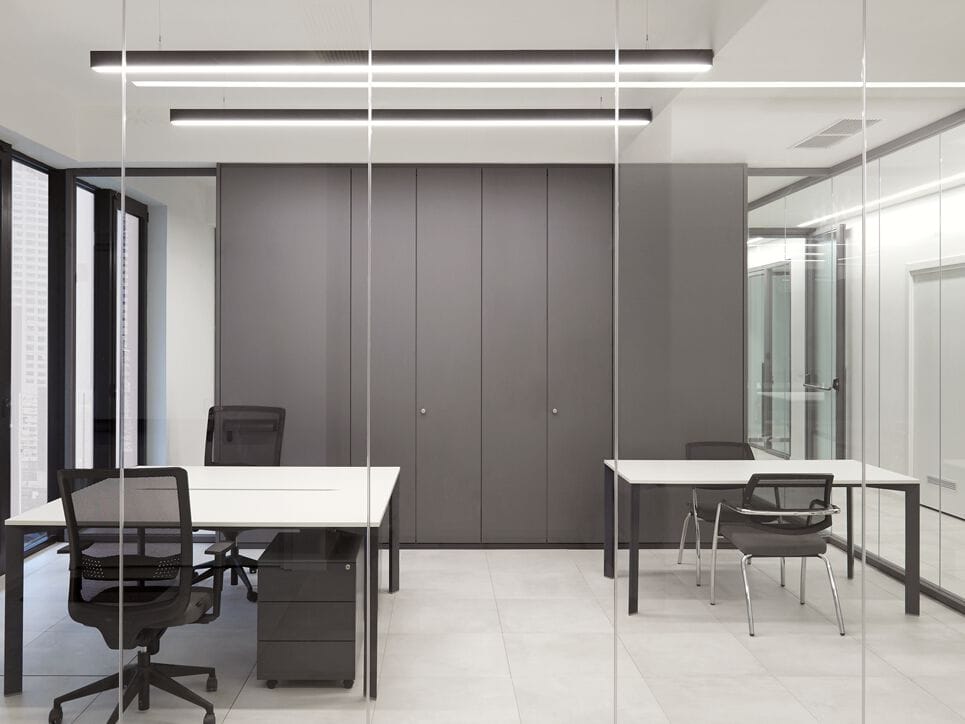 Высокий модульный офисный шкаф с распашными дверями Citterio программа 3 ARCH-00003968