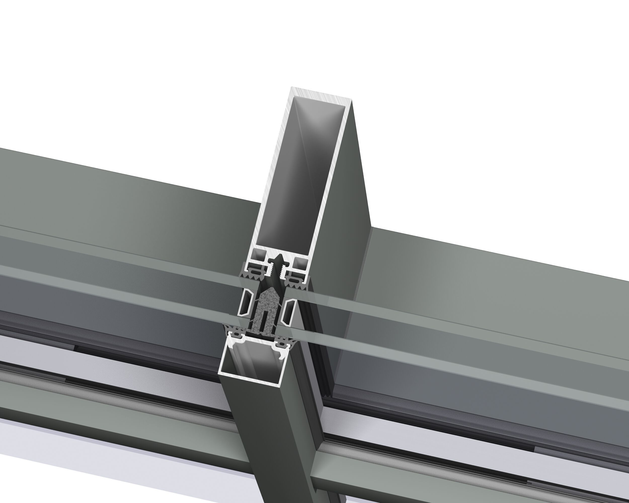 Алюминиевая система навесной стены Reynaers Aluminium SLIMWALL 35 ARCH-00068461 - Вид №3