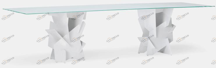 YDF Прямоугольный стеклянный стол sun-id-1432447