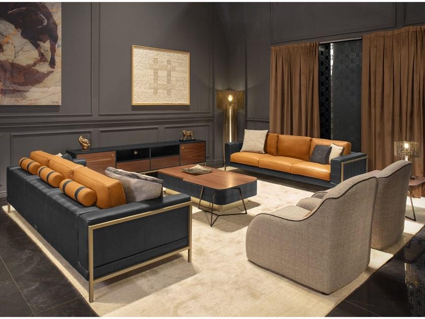 Tonino Lamborghini Casa 3-х местный кожаный диван sun-id-1505647 - Вид №5