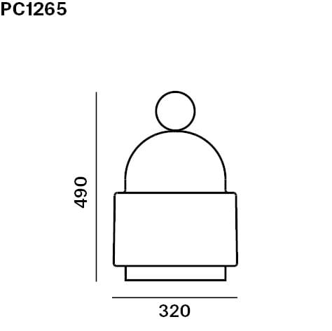 Батарея выдувное стекло светодиодный торшер BROKIS Dome Nomad ARCH-00098223 - Вид №21