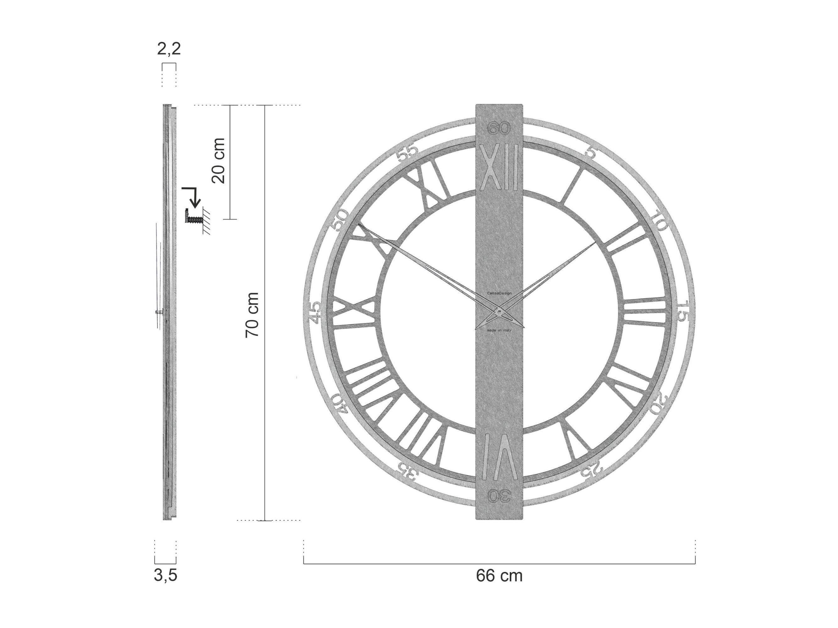 Настенные часы MDF CalleaDesign FRANZ ARCH-00028802 - Вид №5