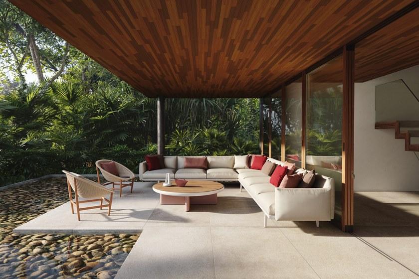 Kettal Садовый диван из модульной ткани Boma #25520-.. - Вид №7