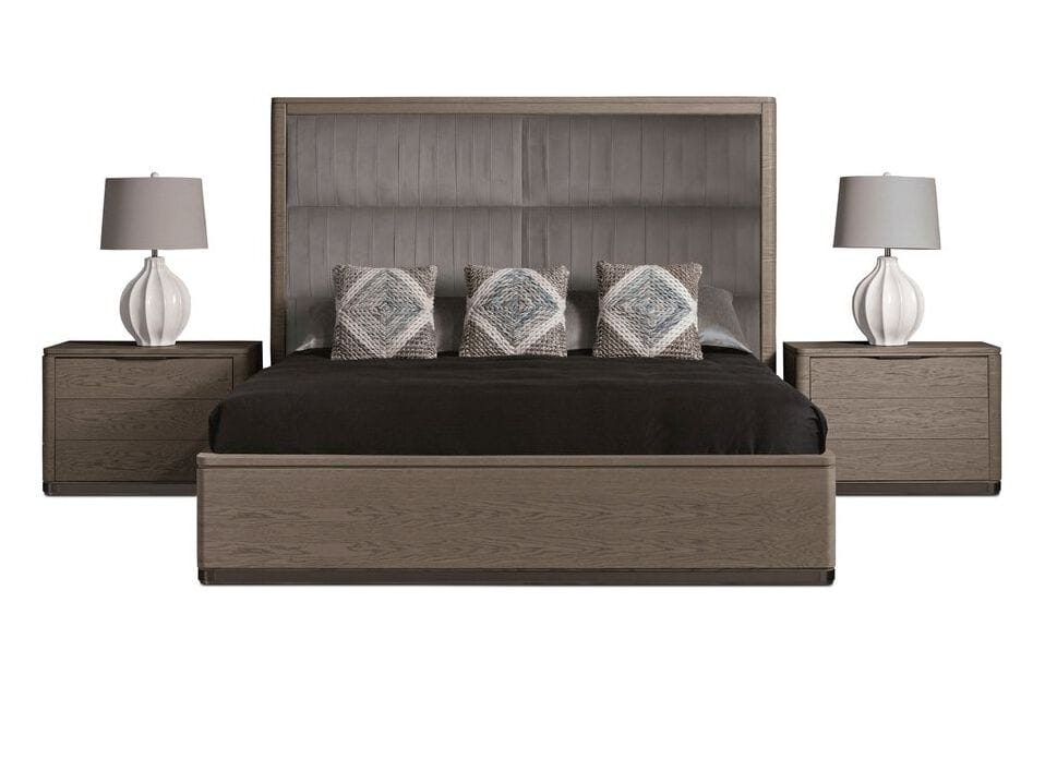 Деревянная кровать для хранения с мягким изголовьем Hurtado Evolution ARCH-00070645