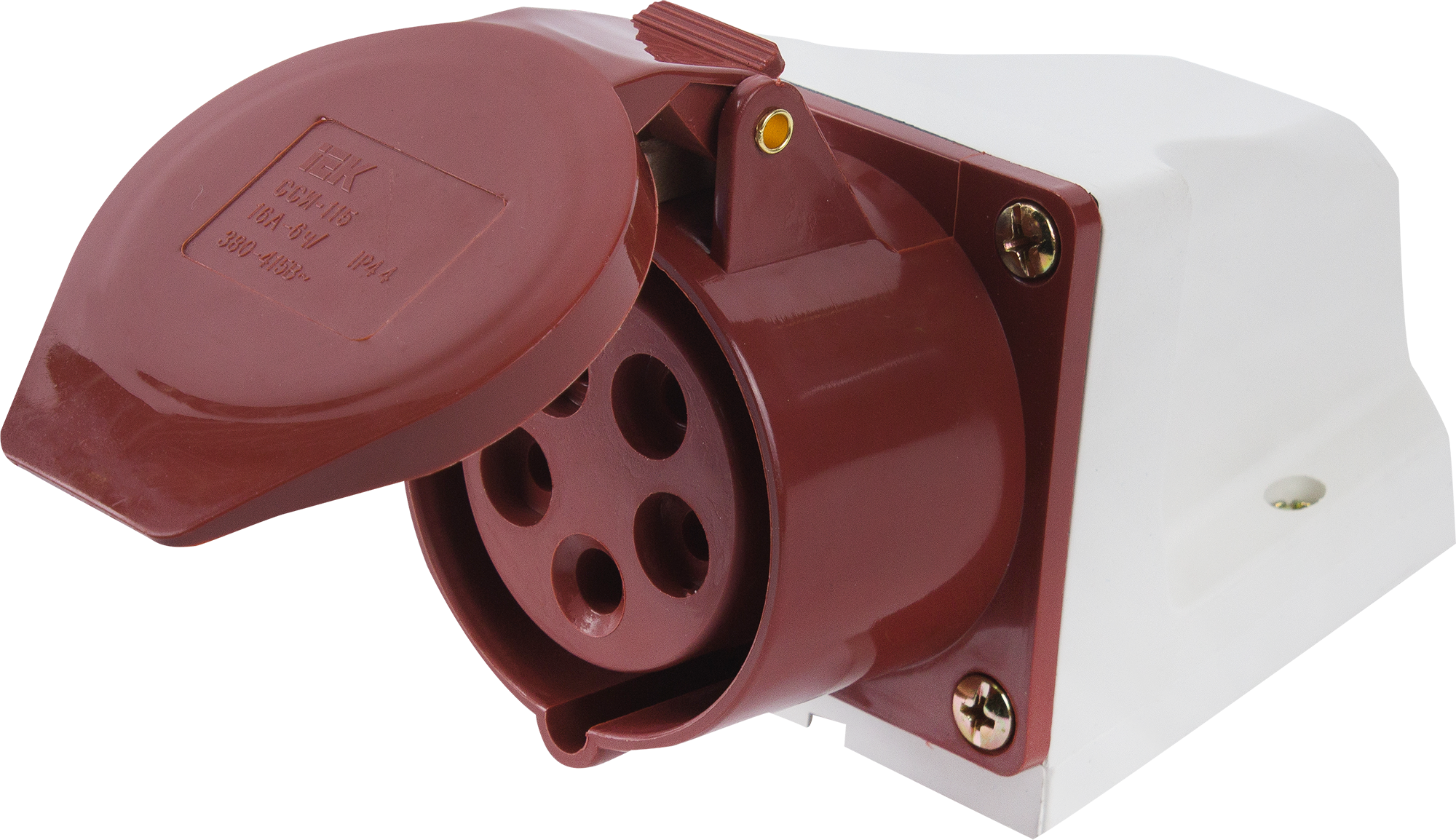 Переносная силовая розетка IEK 16А 380В с заземлением 11869502 STLM-0001547