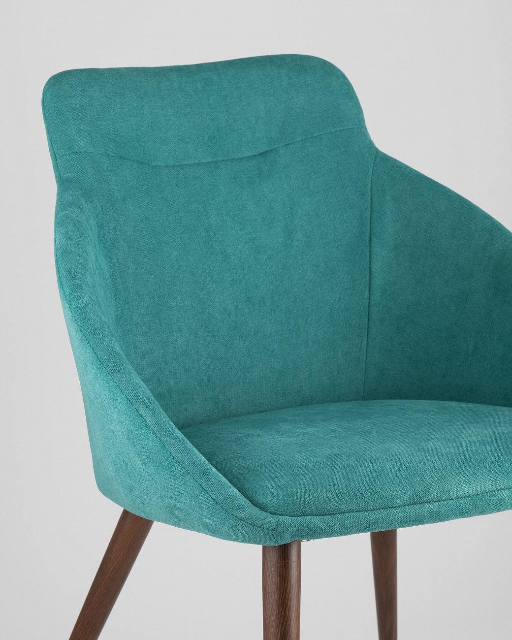 Стул со спинкой и подлокотниками зеленый "Квини" STOOL GROUP ДИЗАЙНЕРСКИЕ, ИНТЕРЬЕРНЫЕ 00-3946219 Зеленый  - Вид №7