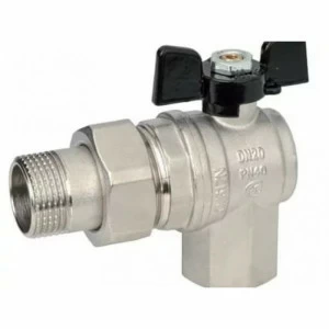 Шаровой кран Bugatti угловой 1/2 с американкой