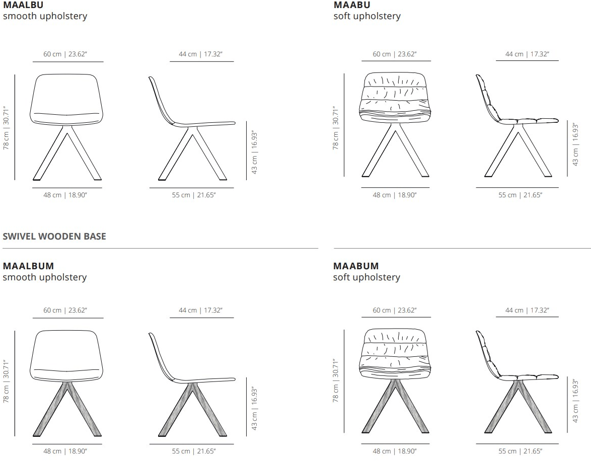 Viccarbe Вращающееся кресло на жердочке Maarten sun-id-1496235 - Вид №4
