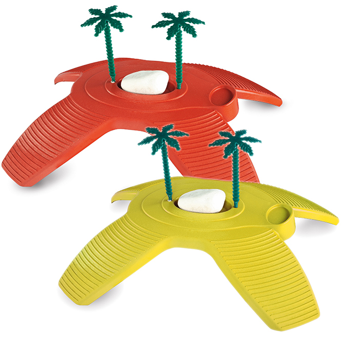 ПР0048814 Остров для черепах Turtle Beach пластик. 32х27,5х7,5см IMAC 