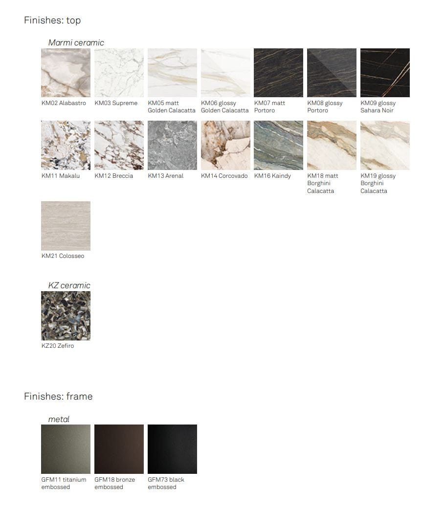 Стальной и керамический письменный стол Cattelan italia Cocoon ARCH-00032513 - Вид №6