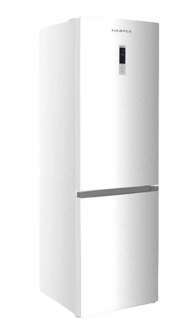9197175 Холодильник с морозильником   Harper RH5559B белый STDN-0028109
