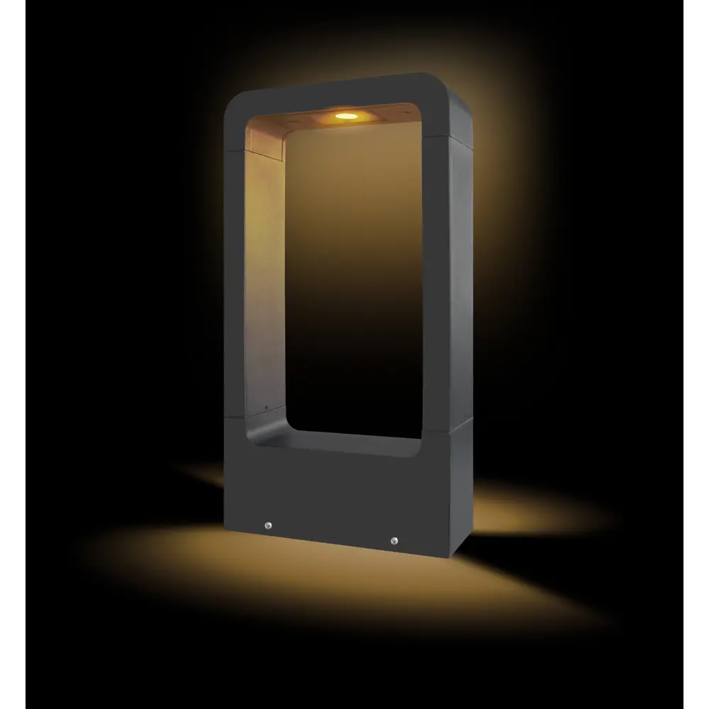 Столб уличный светодиодный Duwi Nuovo LED 20 см теплый белый свет цвет черный 83630881 STLM-2007725  - Вид №1