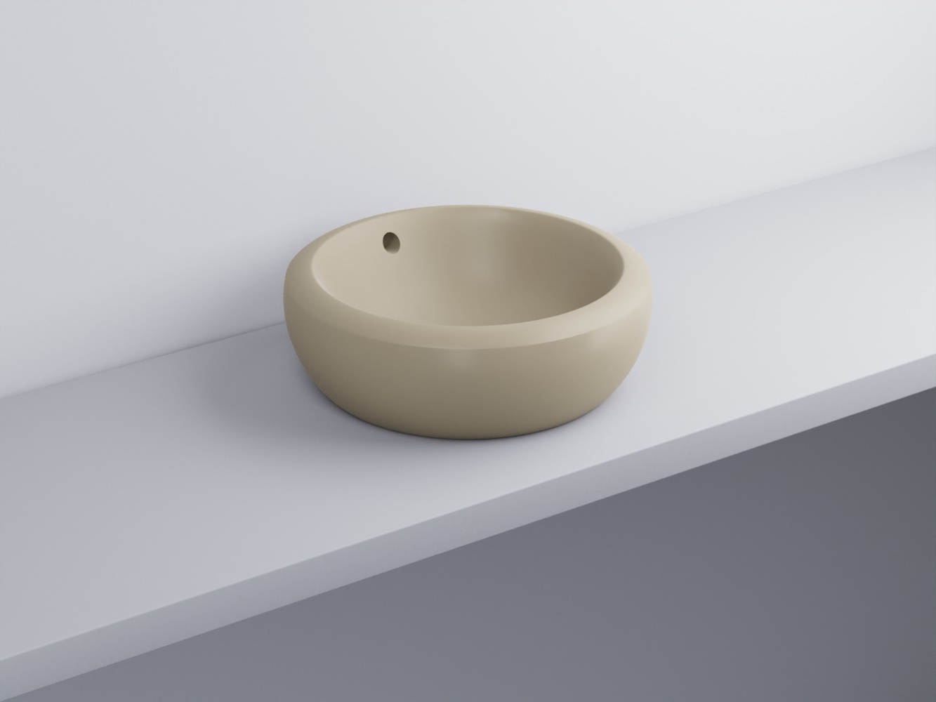 FLLA45-AV Раковина накладная прямоугольная 45 cielo Fluid Ceramica Cielo