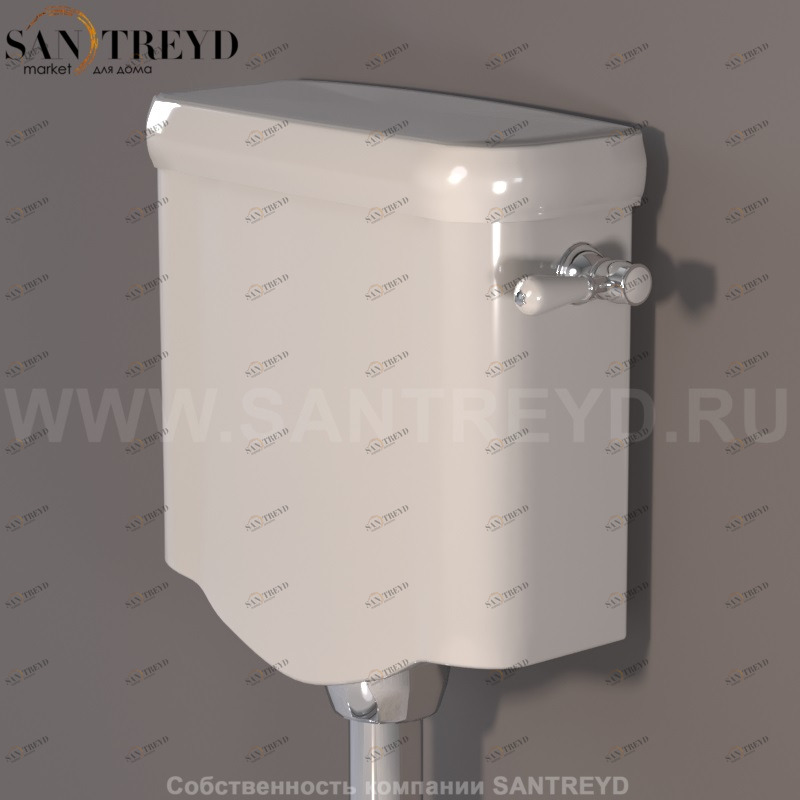 107201 Бачок для унитаза Белый Kerasan RETRO Италия