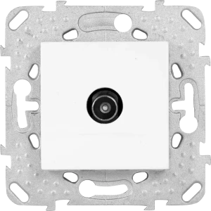 ТВ-розетка проходная встраиваемая Systeme Electric Unica шлейф, цвет бежевый