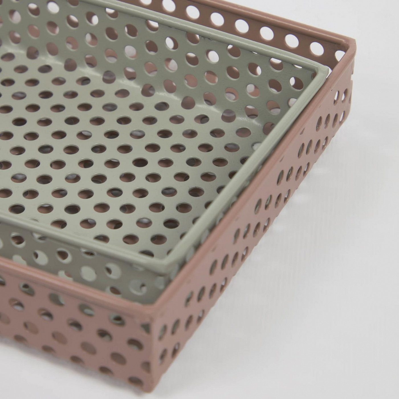 109405 Jeannie set of 2 desk organisers in multicoloured metal La Forma 