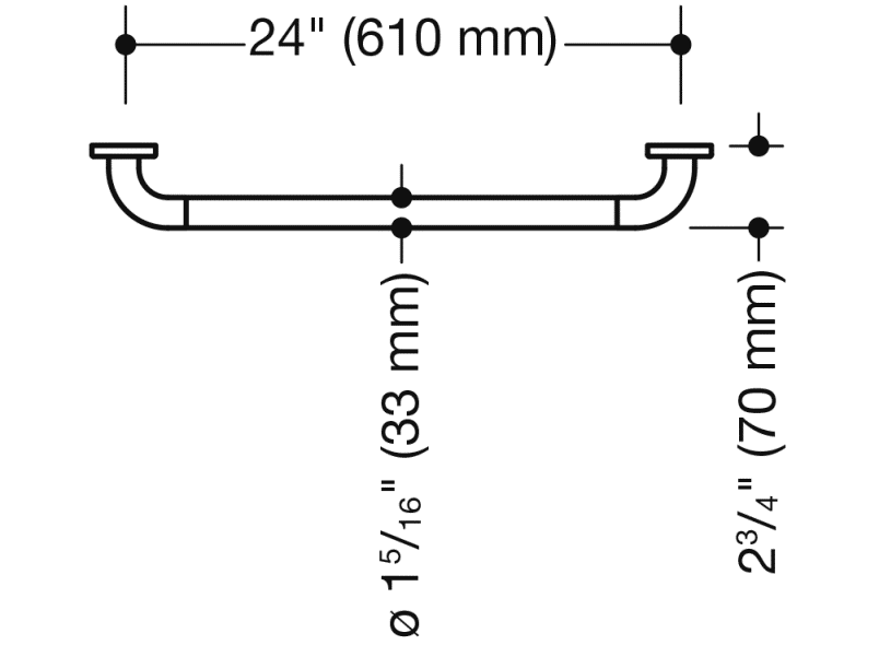 801.36US130 ручка для захвата HEWI USA Produkte  - Вид №2