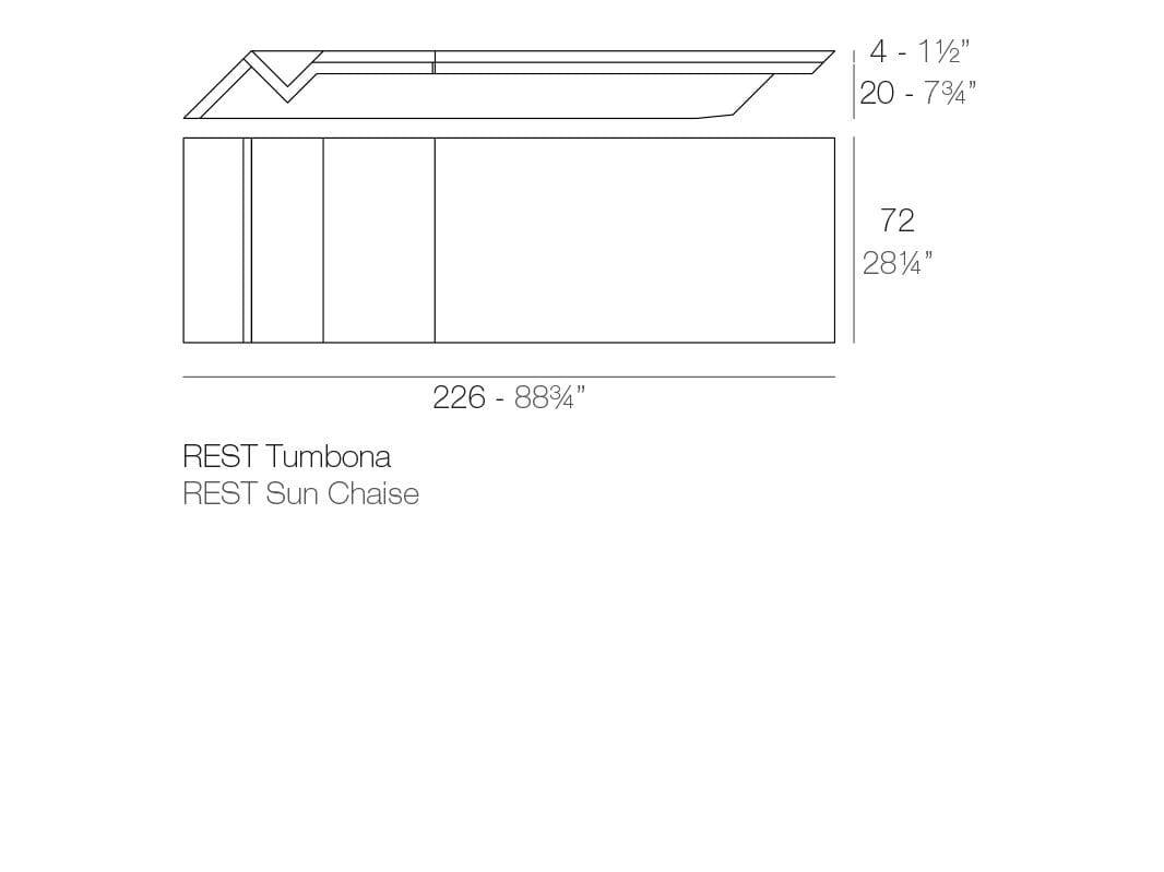 Садовая кровать Vondom Rest ARCH-00018777 - Вид №3
