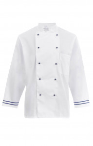 64717 Куртка поварская "Люкс-Лайт" синяя полоска  Повар  размер 52-54/182-188