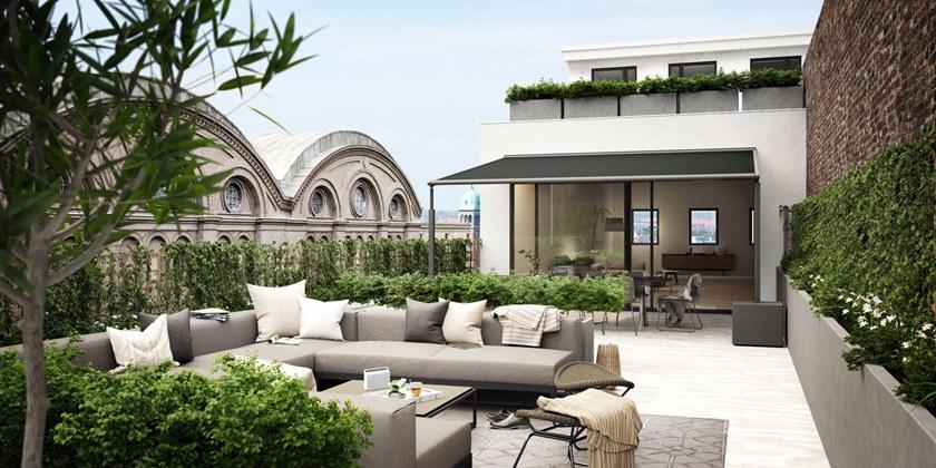 markilux Раздвижной тент с боковыми направляющими sun-id-1423092 - Вид №3