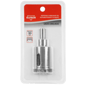 Алмазная коронка Elitech 1820.081400 9186991