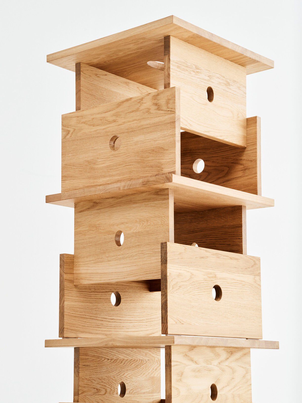 Низкий штабелируемый журнальный столик из массива дерева Hay WOOD BOX ARCH-00016796 - Вид №8