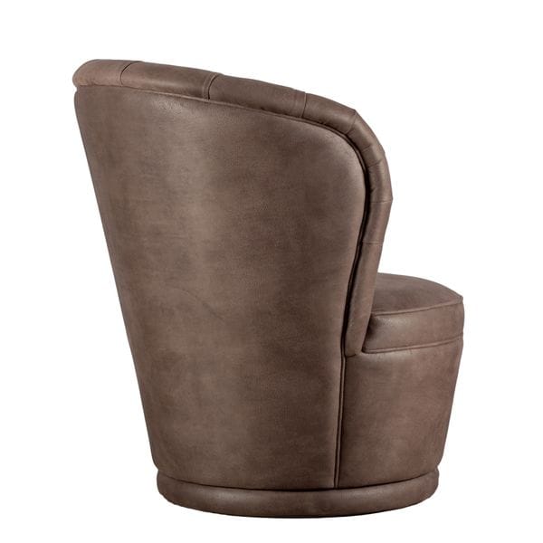 Кресло мягкое круглое коричневое PUCCINI UNICO ДИЗАЙНЕРСКИЕ 248956 Венге  - Вид №2