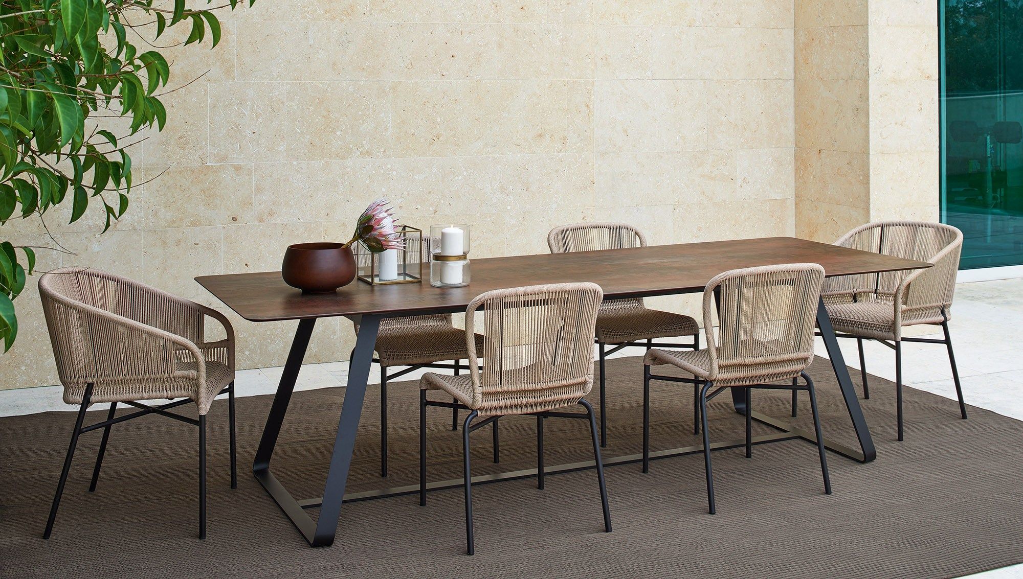 Алюминиевый стул с порошковым покрытием с подлокотниками Varaschin Cricket ARCH-00052420 - Вид №10