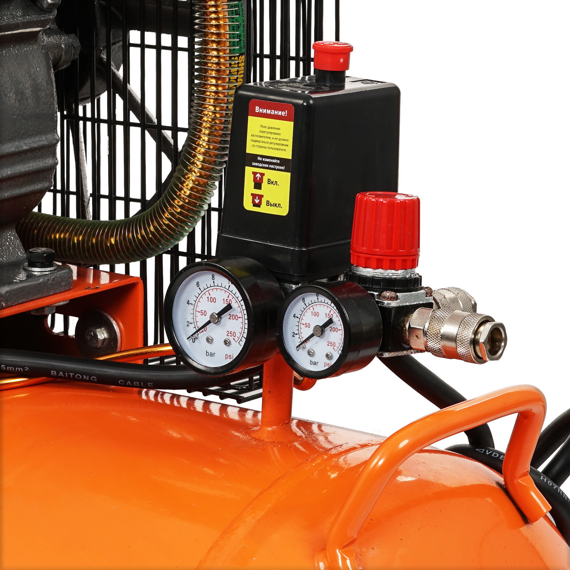 Компрессор поршневой масляный Кратон AC-440-100-BDV 9024850 STDN-0101575 - Вид №4