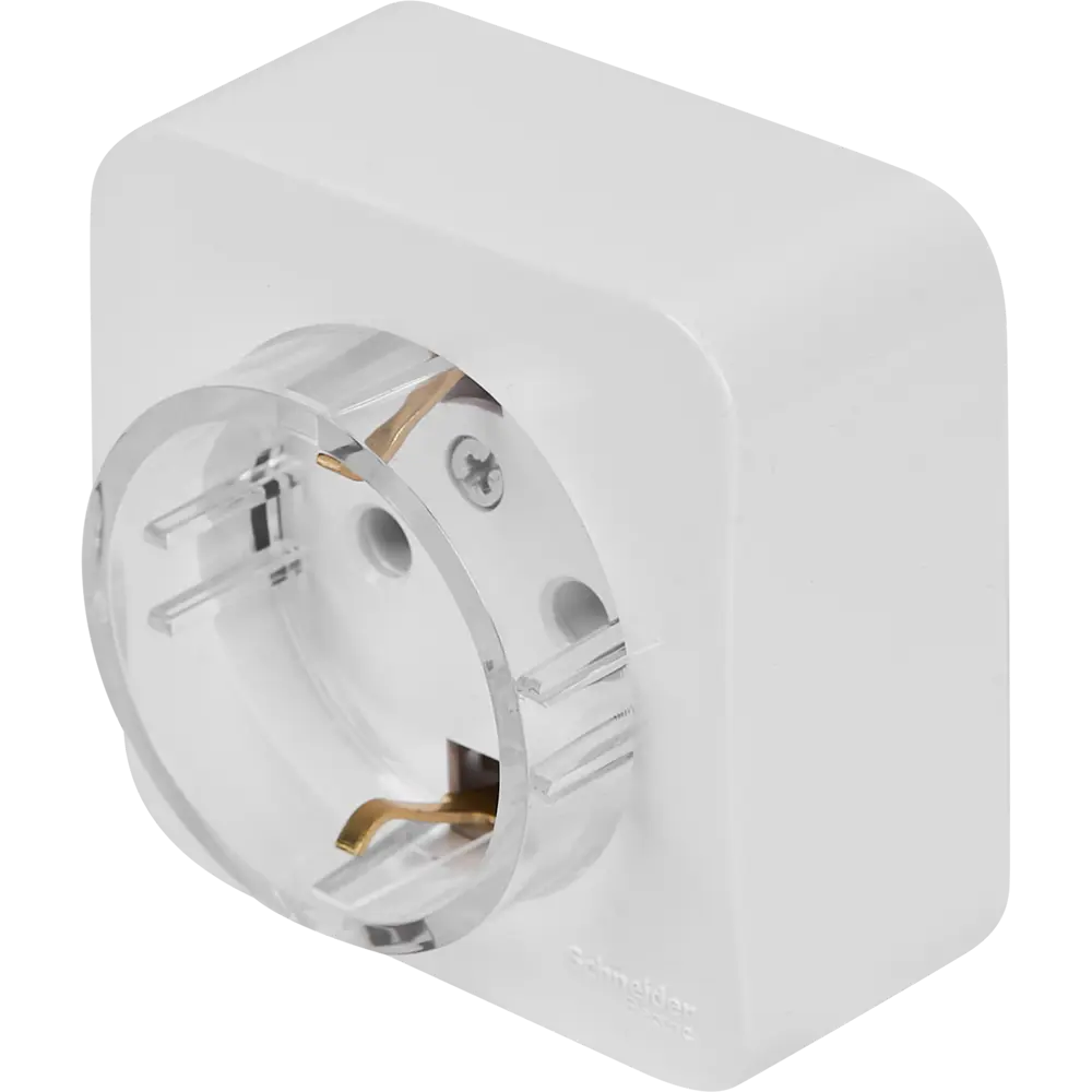 Розетка накладная Schneider Electric Blanca Компакт 16 А с заземлением цвет белый 86720933 STLM-2076628 SYSTEME ELECTRIC - Вид №1