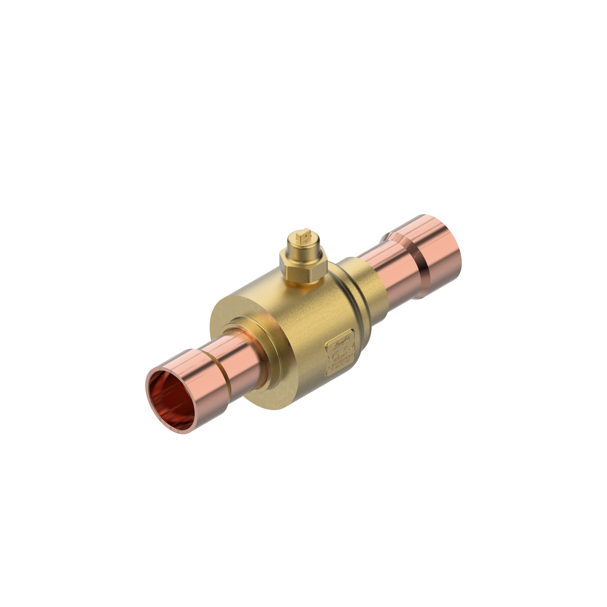 Danfoss GBCT — Запорные шаровые краны для CO2 140 бар GBCT 54s Кран шаровый 009L6456  - Вид №2