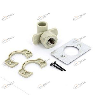 Водорозетка ВР 20х1/2" полипропилен для гипсокартона FV-PLAST 240020