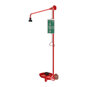 82235 Нержавеющий настенный телой и глазной душ SANELA