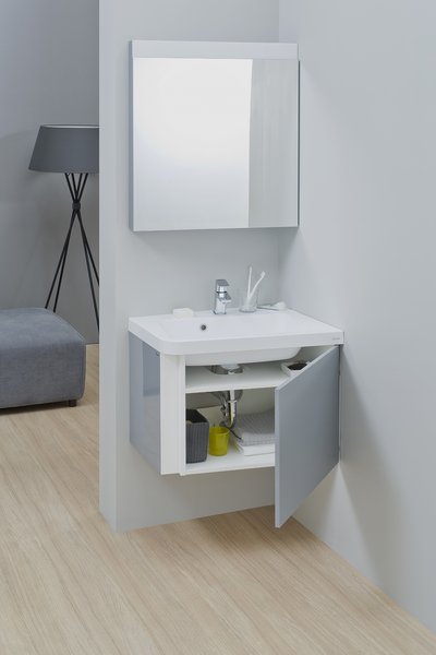 Тумба под умывальник SD 10° 550 L серая Ravak X000000740 - Вид №5