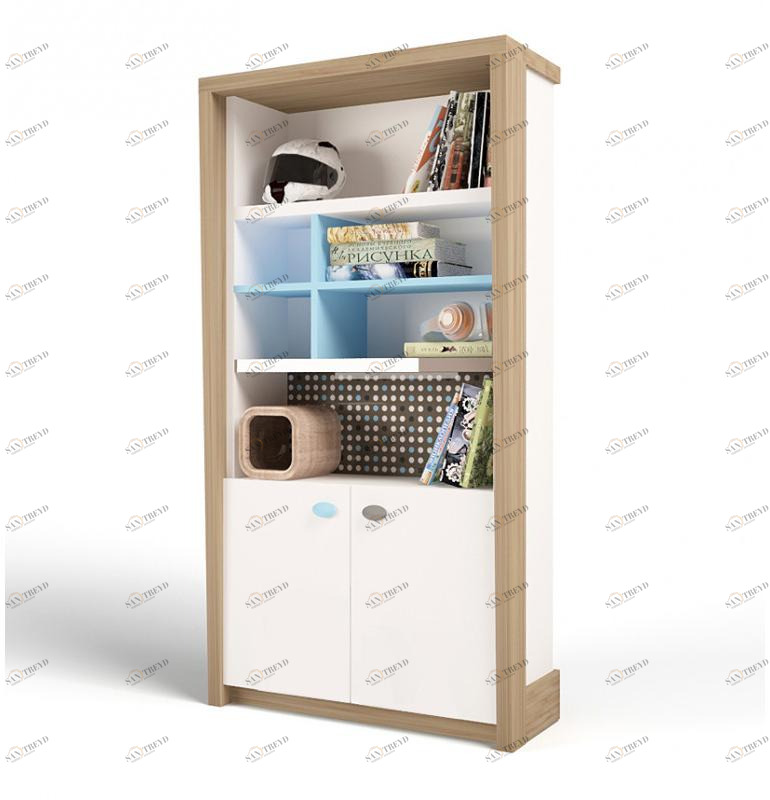 Стеллаж широкий ABC-KING MIX (голубой, ) 4631147961242