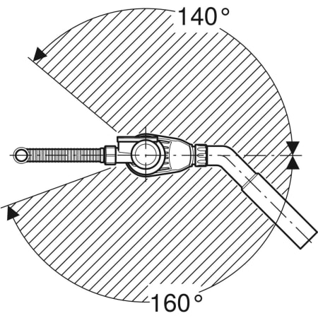 150.757.21.1 Слив-перелив для ванны Geberit с системой нажатия PushControl, d52, высота 60 см, с декоративным комплектом и соединительным коленом Geberit  - Вид №2
