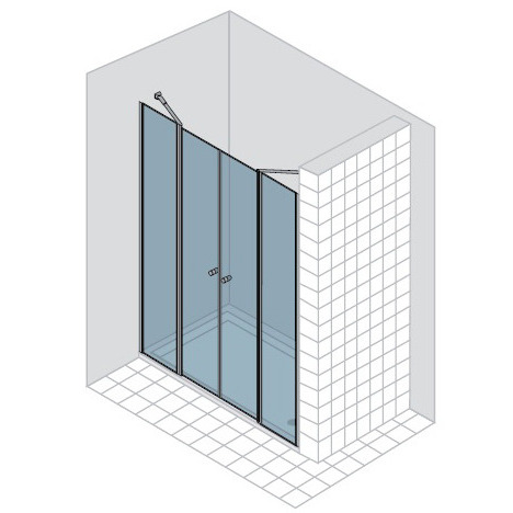 GFT2N Vertica collection Качающаяся дверь DUKA 44903 - Вид №1