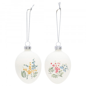 GLAEGGHMRA0112 Подвесное Декоративное Яйцо Mira White Greengate SS2020