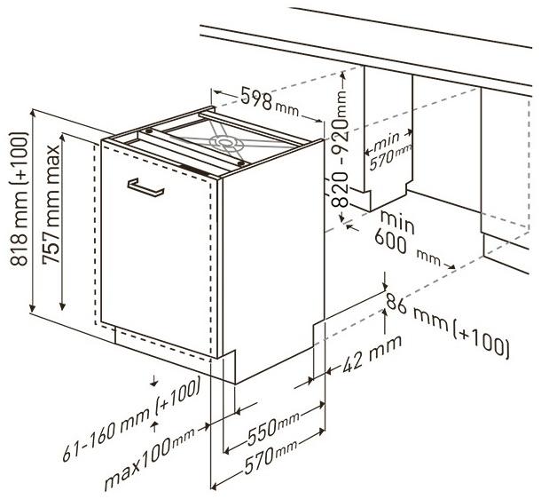 Grundig Встраиваемая посудомоечная машина класса ++  7655053977  - Вид №1