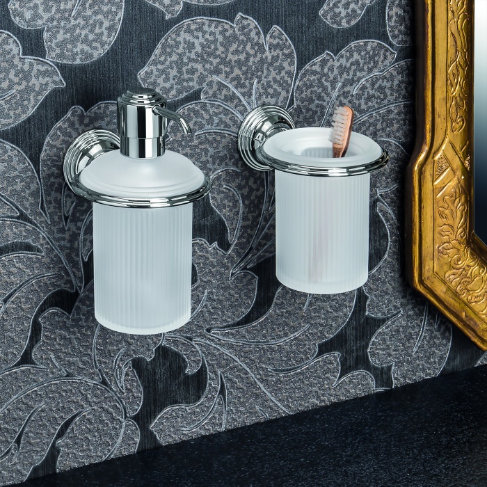 B3302 Стакан настенный (хром) COLOMBO HERMITAGE Colombo Design - Вид №1